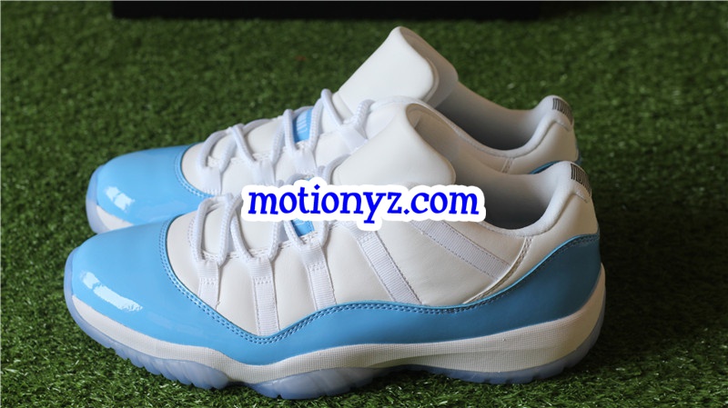 Authentic Air Jordan 11 Low Columbia Blue